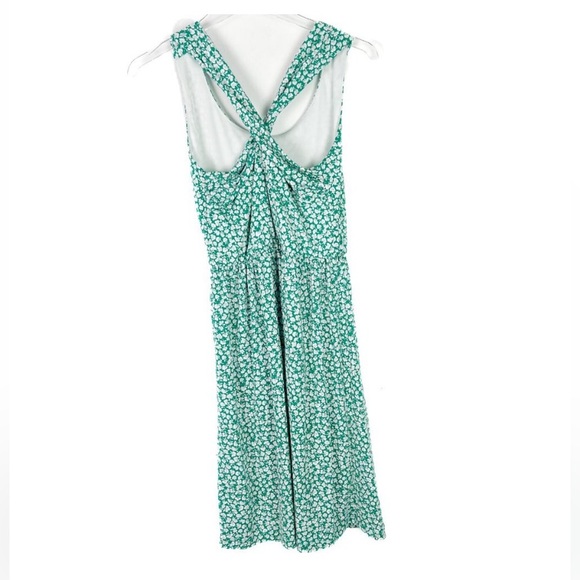 Kaileigh Stitch Fix Tasha Knit Dress Sleeveless Stretch Floral Green Small - Picture 4 of 9